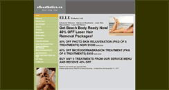 Desktop Screenshot of elleesthetics.ca